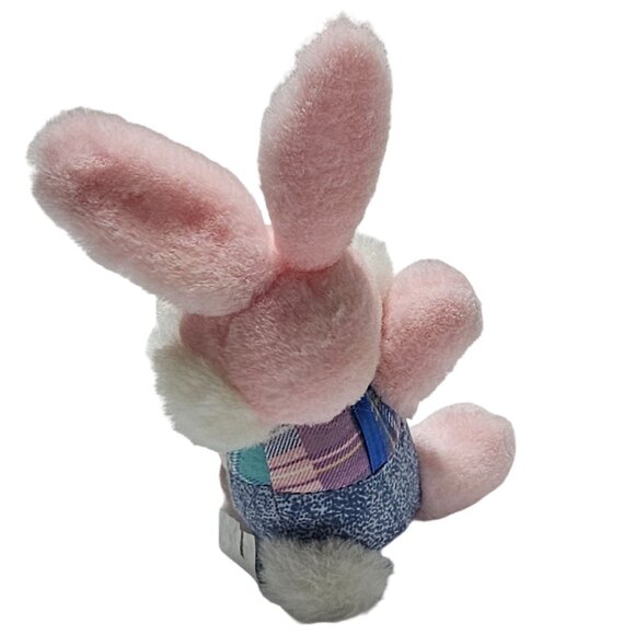 Easter Bunny 7 inch Plush Pink Rabbit Spring Stuffed Animal Toy Main Joy - Picture 2 of 6